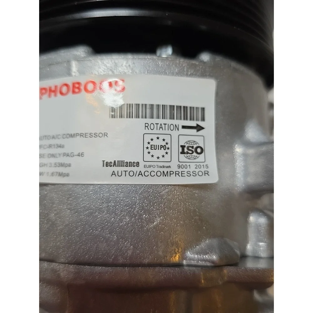 PHOBOOS A/C Compressor with Clutch Compatible with Toyota Corolla 2014-2022 L4 1